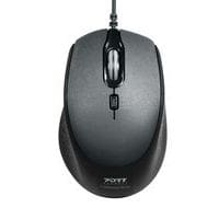 Mouse con filo Pro silenzioso nero - Port Connect