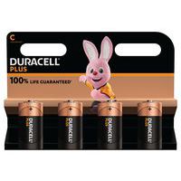 Pila alcalina C Plus 100% - 2 o 4 unità - Duracell