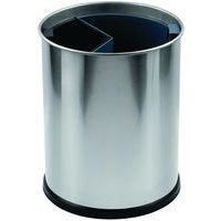 Pattumiera per raccolta differenziata inox 13L-2 contenitori interni 6,6L/3,3L - Probbax