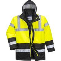 Parka bicolore Traffic ad alta visibilità giallo/nero - Portwest