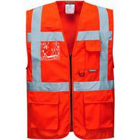 Gilet executive berlino rosso - Portwest