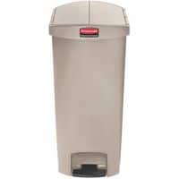 Pattumiera in plastica Step On - 68L - Beige - Rubbermaid