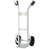 Carrello in acciaio - Ruote pneumatiche - Portata 280 kg