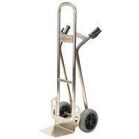 Carrello in alluminio - Ruote antiforatura - Portata 350 kg