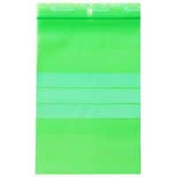 Sacchetti con zip mat ricicl - Verde 100 µm - Manutan Expert