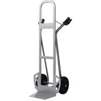 Carrello in acciaio - Ruote pneumatiche - Portata 350 kg