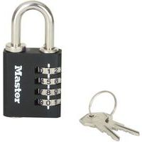 Lucchetti con combinazione e chiave di sicurezza 7641EURDBLK - Master Lock