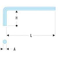 Chiave maschio corta - Facom