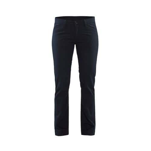 Pantaloni chino elasticizzati 2D da donna - Navy scuro - Blåkläder