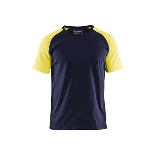 T-shirt classica con dettagli fluo - Blåkläder