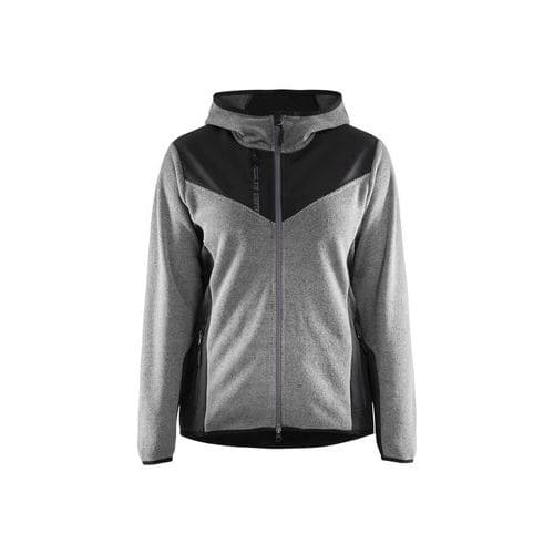 Giacca in tessuto tricot con Softshell da donna grigio/nero - Blåkläder