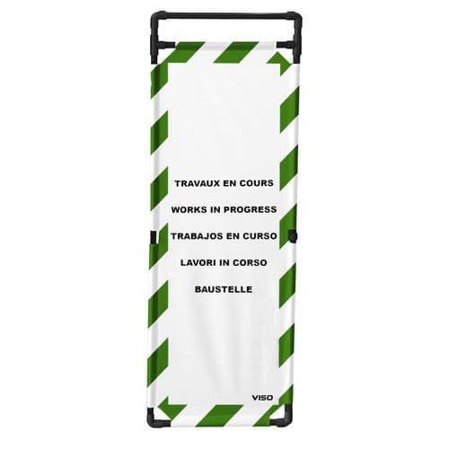 Barriera di protezione con struttura in PVC 1 pannello 180cm - Viso