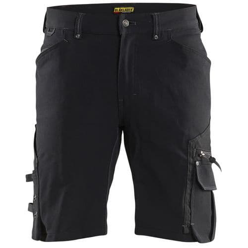 Pantaloncini X1900 con tessuto stretch 4D nero - Blåkläder