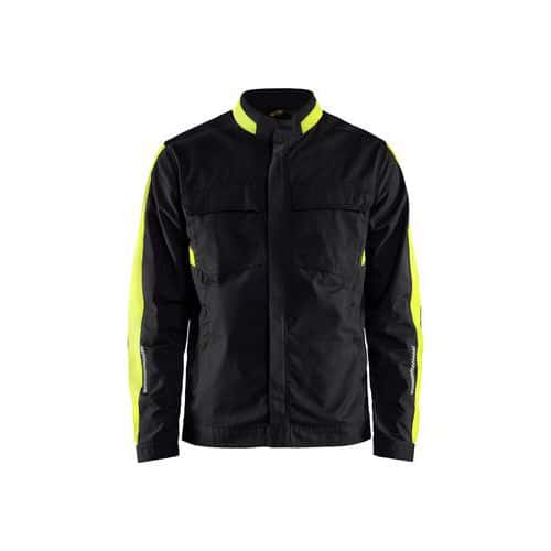 Giacca per industria in tessuto stretch 2D nero/giallo fluo - Blåkläder