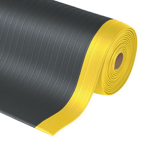 Tappeto antifatica in schiuma Airug® Plus nero/giallo - Notrax