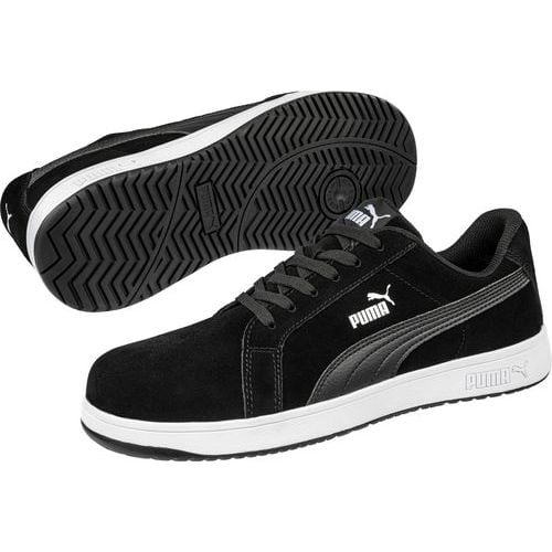 Calzature anti-infortunistiche basse ICONIC SUEDE BLACK S1PL ESD FO SR - Puma