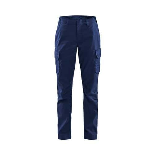 Pantaloni industriali elasticizzati 2D da donna blu scuro/blu - Blåkläder