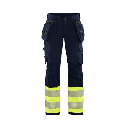 Pantaloni da artigiano fluo stretch 4D da donna - Blåkläder