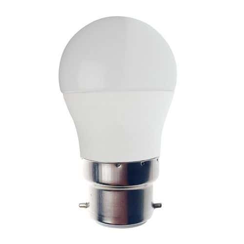 Lampadina a led SMD tipo a minisfera P45 6 W attacco B22 - Velamp