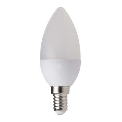 Lampadina a led SMD a candela C37 6 W attacco E14 - Velamp