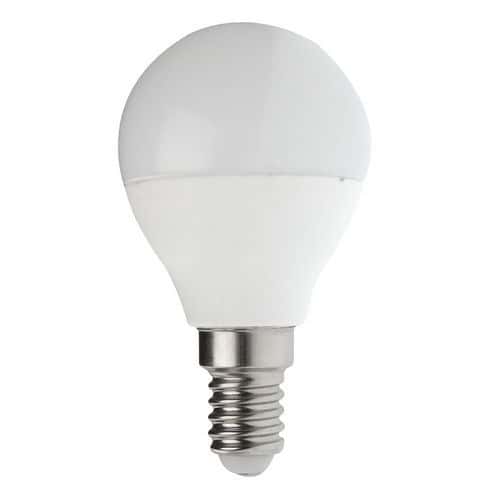 Lampadina a led SMD tipo a minisfera P45 6 W attacco E14 - Velamp