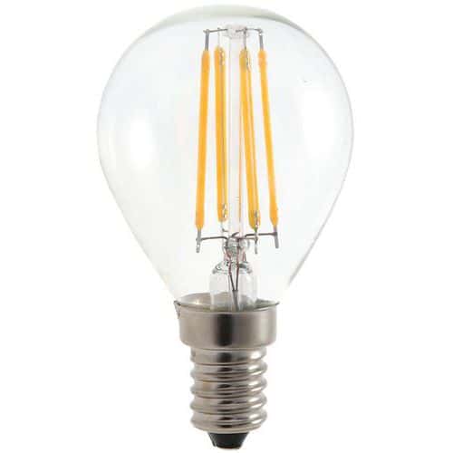 Lampadina a filamento a led P45 4 W attacco E14 - Velamp