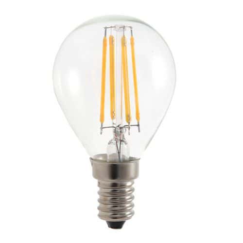 Lampadina a filamento a led P45 4 W attacco E14 - Velamp