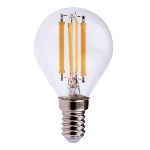 Lampadina a filamento a led tipo a minisfera P45 6W - Velamp