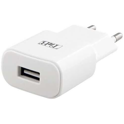 Caricatore per presa elettrica 1 USB 2,4 A - T'nB