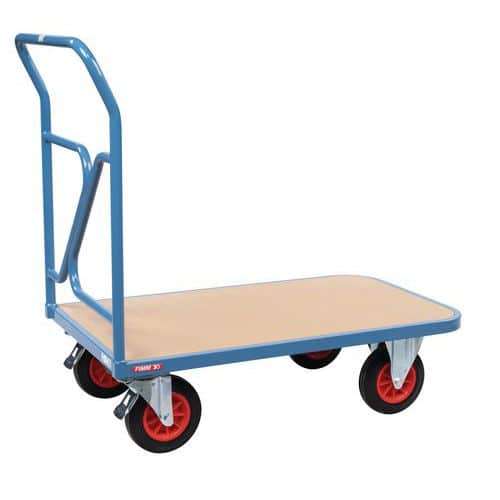 Carrello con sponda fissa - Capacità 400 kg