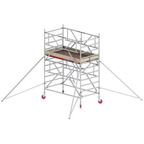 Trabattello mobile RS TOWER 42-S - Piattaforma in legno - Altrex