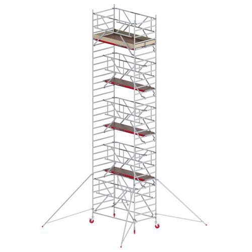 Trabattello mobile RS TOWER 42-S - Piattaforma in legno - Altrex