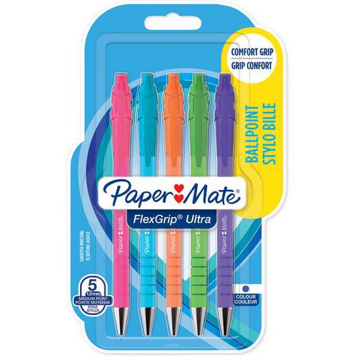 Penna a sfera Flexgrip Ultra™ Bright a scatto - Paper Mate®