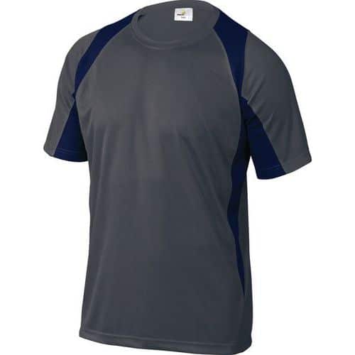 T-shirt da lavoro Bali - Grigio/blu mare