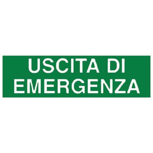 Cartello di emergenza - Uscita di emergenza