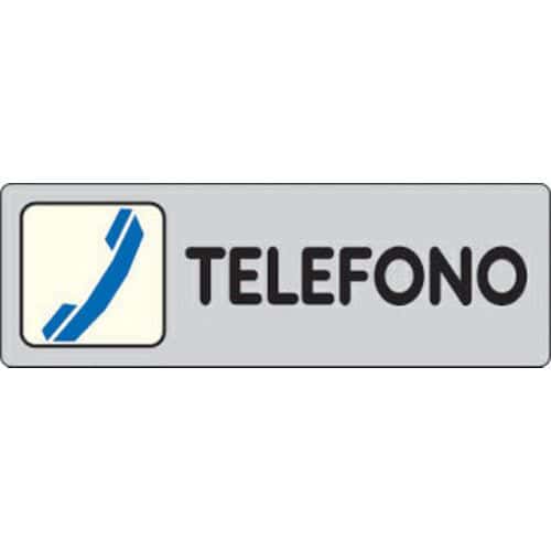 Targhetta per interni - Telefono