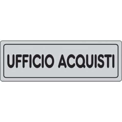 Targhetta per interni - Ufficio acquisti