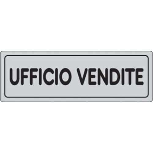 Targhetta per interni - Ufficio vendite