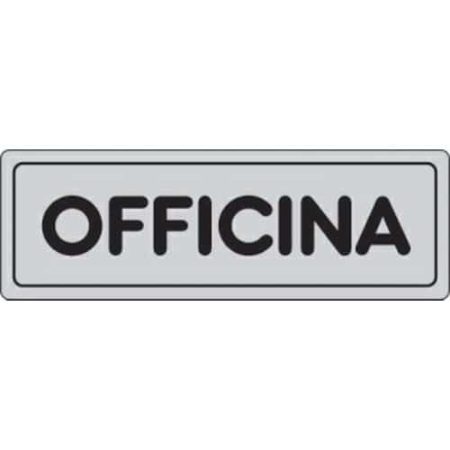 Targhetta per interni - Officina