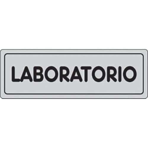 Targhetta per interni - Laboratorio