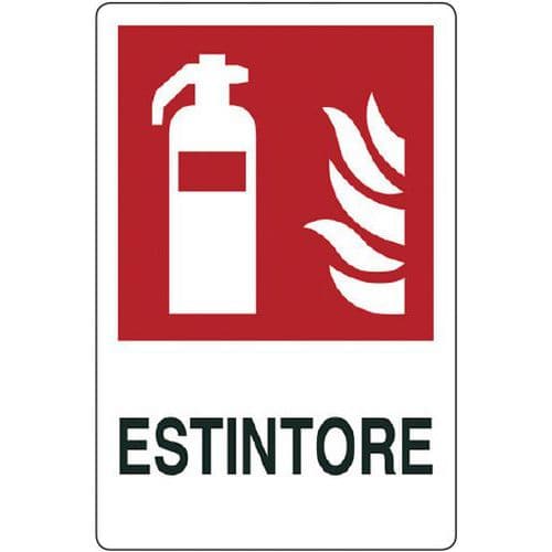 Cartello antincendio - Estintore