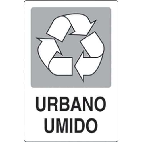 Etichetta per raccolta differenziata - Urbano umido