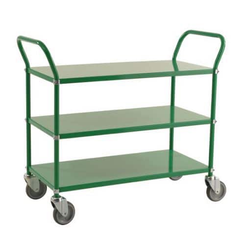 Carrello con ripiani in metallo - 3 ripiani - Portata 250 kg