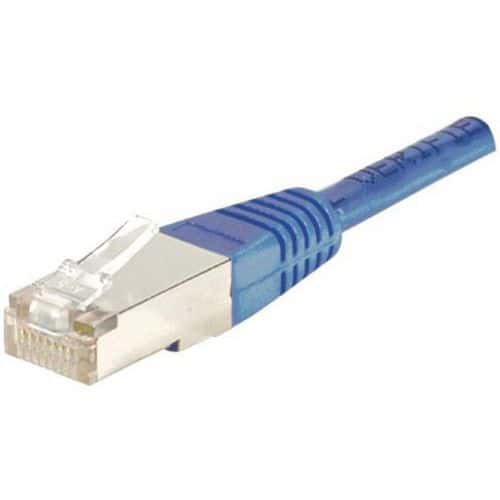 Cavo patch RJ45 - Cavo dritto cat. 6 - Schermato FTP - CUC - Blu