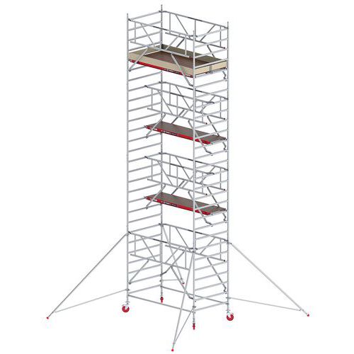 Trabattello mobile RS TOWER 42-S - Piattaforma in legno - Altrex