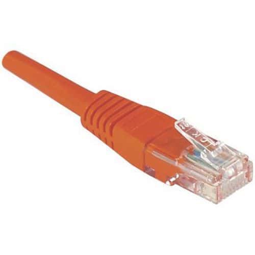 Cavo patch RJ45 - Cavo dritto Cat5E - Non schermato UTP - CUC - Rosso