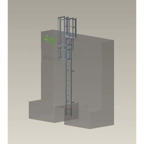 Kit scala a gabbia completo - Altezza 4 m