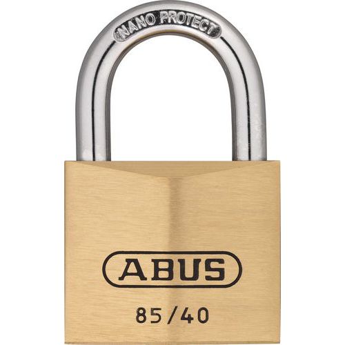 Lucchetto di sicurezza Abus serie 85 per chiave passe-partout - 40 mm - Universale - 2 chiavi