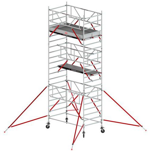 Trabattello mobile RS TOWER 52-S - Piattaforma in legno - Altrex