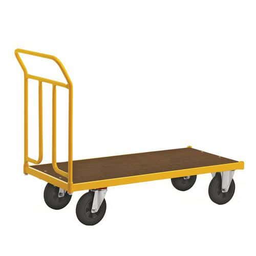 Carrello a piattaforma giallo KM144600 B